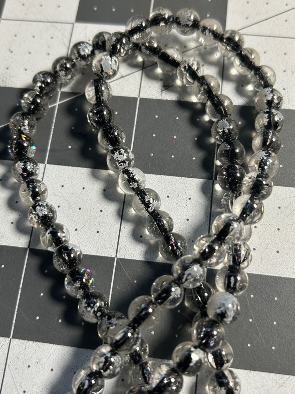 Art Glass Beads: 8mm Strand (100+)